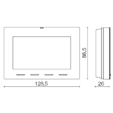 TERMOSTATO DIGITALE A MENU' PARETE 3V NEXT BIANCO A BATTERIA 1TPTE028B PERRY - PERRY ELECTRIC 1TPTE028B product photo Photo 02 3XL