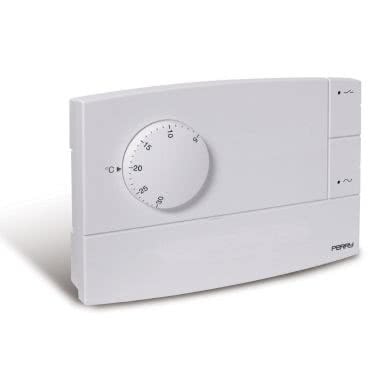 TERMOSTATO PARETE ELETTRONICO SERIE ZEFIRO BIANCO - PERRY ELECTRIC 1TPTE500B product photo Photo 03 3XL