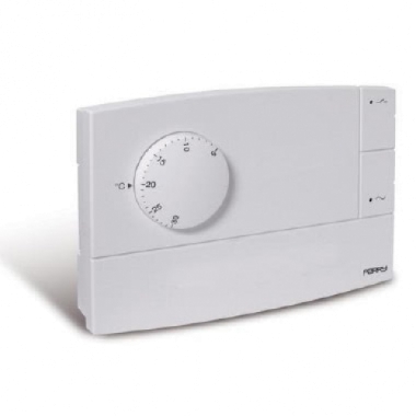 TERMOSTATO PARETE ELETTRONICO SERIE ZEFIRO BIANCO - PERRY ELECTRIC 1TPTE500B product photo Photo 01 3XL