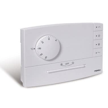 Sesam 1TP TE503B Termostato da parete elettronico, serie Zefiro con spia, Bianco, Dimensioni (LxPxH) 120 x 27.5 x 81 - PERRY ELECTRIC 1TPTE503B product photo Photo 05 3XL