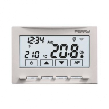 CRONOTERMOSTATO WI-FI 230V DA INCASSO UNIVERSALE 3 MODULI CIVILI - PERRY ELECTRIC 1TXCDS29WIFI product photo Photo 01 3XL