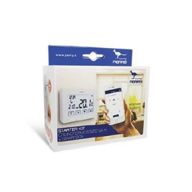 CRONOTERMOSTATO KIT WIRELESS PER CALDAIA CON SMARTBOX BIANCO - PERRY ELECTRIC 1TXCR028WIFIKIT product photo Photo 03 3XL