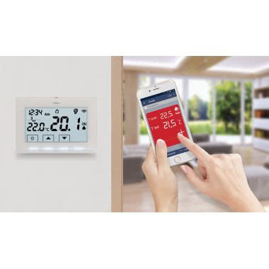 CRONOTERMOSTATO 3VCC WIFI DA PARTE BIANCO - PERRY ELECTRIC 1TXCR029WIFI product photo Photo 03 3XL