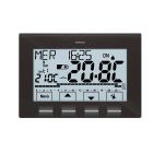 CRONOTERMOSTATO NEXT PARETE SETTIMANALE BATTERIA ANTRACITE 1CRCR028A PERRY - PERRY ELECTRIC 1CRCR028A product photo