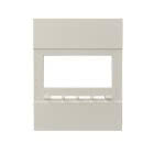 FRONT COMPAT NOW 4 TASTI 230V SABBIA - PERRY ELECTRIC 1PAF003NS - PERRY ELECTRIC 1PAF003NS product photo