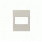 FRONTALINO COMPATIBILE BTICINO NOW SENZA TASTI PULSANTI 230V SABBIA - PERRY ELECTRIC 1PAF005NS product photo