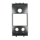 FRONTALE NERO BTICINO AXOLUTE - PERRY ELECTRIC 1PAFRM030LA product photo