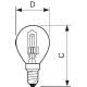 LAMP.ALOGENA SFERETTA 42W E14 230V - PHILIPS - LAMPADE ECSFE42CLE14 - PHILIPS - LAMPADE ECSFE42CLE14 product photo Photo 03 2XS