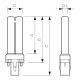 LANMP.FLUOR.COMP.7W/827 G23 2 PIN - PHILIPS - LAMPADE PL782 - PHILIPS - LAMPADE PL782 - PHILIPS - LAMPADE PL782 product photo Photo 03 2XS
