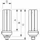 MASTER PL-T LAMP.FLUOR.COMP 42/830 GX24Q3 4PIN - PHILIPS - LAMPADE PLTCS42834P product photo Photo 03 2XS