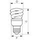 LAMPADA ECONOMY TWISTER 8W WW E27 1PF/6 - PHILIPS - LAMPADE TORN8WW product photo Photo 03 2XS