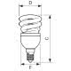 LAMPADA ECONOMY TWISTER 8W WW E14 1PF/6 - PHILIPS - LAMPADE TORN8WWE14 product photo Photo 03 2XS