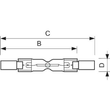 LAMP.ALOGENA COMP.80W R7S 230V L.78MM - PHILIPS - LAMPADE 80ESCOMPLUS product photo Photo 03 3XL