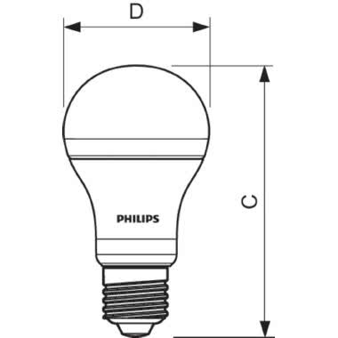 COREPRO LED LAMP.BULB 12.5-100W A60 E27 865 - PHILIPS - LAMPADE CORE100865 - PHILIPS - LAMPADE CORE100865 product photo Photo 02 3XL
