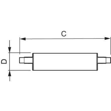 COREPRO R7S 118MM 6.5-60W 830 - PHILIPS - LAMPADE CORER7S60830 - PHILIPS - LAMPADE CORER7S60830 - PHILIPS - LAMPADE CORER7S60830 product photo Photo 03 3XL
