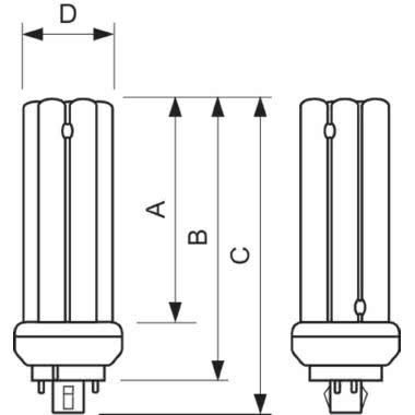 MASTER PL-T LAMP.FLUOR.COMP 18/840 GX24Q2 4PIN - PHILIPS - LAMPADE PLTCS18844P - PHILIPS - LAMPADE PLTCS18844P - PHILIPS - LAMPADE PLTCS18844P product photo Photo 03 3XL