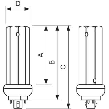 MASTER PL-T LAMP.FLUOR.COMP 26/840 GX24Q3 4PIN - PHILIPS - LAMPADE PLTCS26844P - PHILIPS - LAMPADE PLTCS26844P - PHILIPS - LAMPADE PLTCS26844P product photo Photo 03 3XL