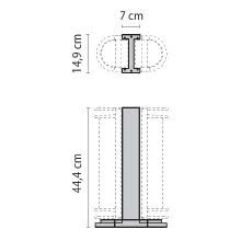 PRISMA 447 - PALO NIKKO+ 45 H410 RUGGINE - PRISMA PERFORMANCE IN LIGHTING 447 product photo