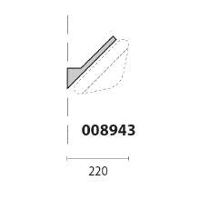 PRISMA 8943 - MENSOLA DELTA - PRISMA PERFORMANCE IN LIGHTING 8943 product photo