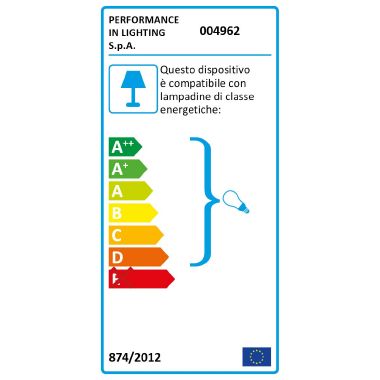 PRISMA PERFORMANCE LIGHTING 4962 PLAFONIEA DROP 22 750° 1x60W E27 IP55 GRIGIO METALLIZZATO - PRISMA PERFORMANCE IN LIGHTING 4962 - PRISMA PERFORMANCE IN LIGHTING 4962 product photo Photo 02 3XL