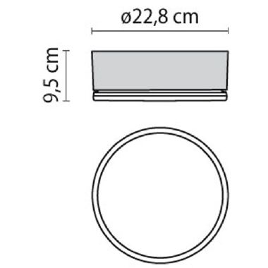 PRISMA PERFORMANCE LIGHTING 4962 PLAFONIEA DROP 22 750° 1x60W E27 IP55 GRIGIO METALLIZZATO - PRISMA PERFORMANCE IN LIGHTING 4962 - PRISMA PERFORMANCE IN LIGHTING 4962 product photo Photo 03 3XL