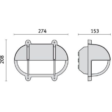 PRISMA 7607 PLAFONIERA TARTARUGA OVALE 200 VISA 75W E27 OTTONE PERFORMANCE - PRISMA PERFORMANCE IN LIGHTING 7607 product photo Photo 03 3XL