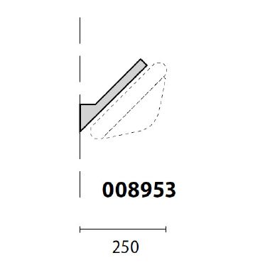 PRISMA 8953 - Prisma Mensola Delta 33 - PRISMA PERFORMANCE IN LIGHTING 8953 product photo Photo 01 3XL