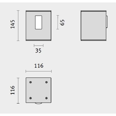 PRISMA 9175 - PANNELLO DA INCASSO A SOFFITTO 190X190 GH 2X18W - PRISMA PERFORMANCE IN LIGHTING 9175 product photo Photo 02 3XL