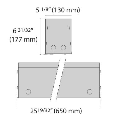 CONTROCASSA WAYLIGHT L650 PRISMA 310002 - PRISMA PERFORMANCE IN LIGHTING 310002 product photo Photo 01 3XL