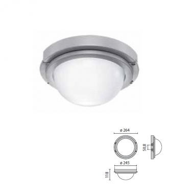 PLAFONIERA MAGICLICK20 5W E27 BIANCO - PRISMA PERFORMANCE IN LIGHTING 4912 product photo Photo 01 3XL