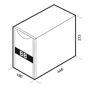 BATTERY BOX COMPLETO X SEP2200-3000 - RIELLO JSEP072PM1 - RIELLO JSEP072PM1 product photo Photo 01 3XL