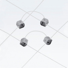 COPPIA CONNETTORI X ALIM. PI  LINEE - ROSSINI ILLUMINAZIONE 20320-B product photo