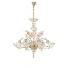 LAMPADARIO IN VETRO GRANIGLIA - ROSSINI ILLUMINAZIONE 2041/6 product photo