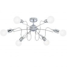 PLAFONIERA IN METALLO CROMATO - ROSSINI ILLUMINAZIONE 2598/6 product photo