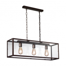 SOSPENSIONE E27 BRONZO 3X75W - ROSSINI ILLUMINAZIONE AIS003BZ product photo