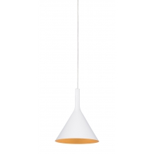 SOSPENSIONE E27 BIANCO ORO SATINATO - ROSSINI ILLUMINAZIONE ASI002BOS - ROSSINI ILLUMINAZIONE ASI002BOS product photo