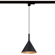 SOSP.E14 PER B.TRIFASE NERO ORO SAT - ROSSINI ILLUMINAZIONE ASI103N product photo