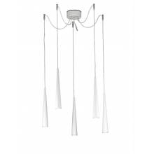 SOPENSIONE METALLO LACCATO 5 LUCI - ROSSINI ILLUMINAZIONE COR003B product photo