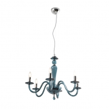 SOSP. 6 LUCI IN VETRO OTTANIO - ROSSINI ILLUMINAZIONE CRI002OTN product photo