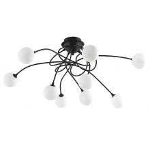 LAMPADA SOFFITTO G9 NERA 9X33W  FLY002N - ROSSINI ILLUMINAZIONE FLY002N product photo