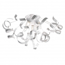 PLAFONIERA METALLO RICCIOLO ARGENTO - ROSSINI ILLUMINAZIONE PAR003ARG product photo