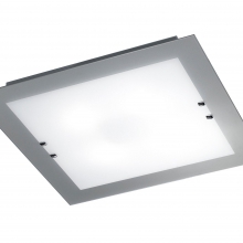 PLAFONIERA VETRO BORDO GRIGIO - ROSSINI ILLUMINAZIONE WES003GR product photo