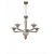 LAMPADARIO MURANO FUME' 5 LUCI - ROSSINI ILLUMINAZIONE MAC001FU product photo Photo 01 2XS