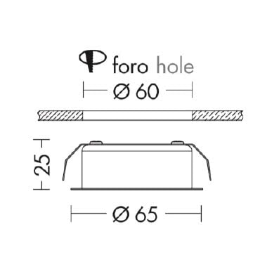FARETTO INCASSO ALOG.12V/14W - ROSSINI ILLUMINAZIONE 5120/CR product photo Photo 02 3XL