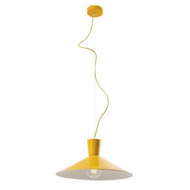 SOSPENSIONE E27 IN METALLO GIALLO - ROSSINI ILLUMINAZIONE AIN001G product photo Photo 01 3XL