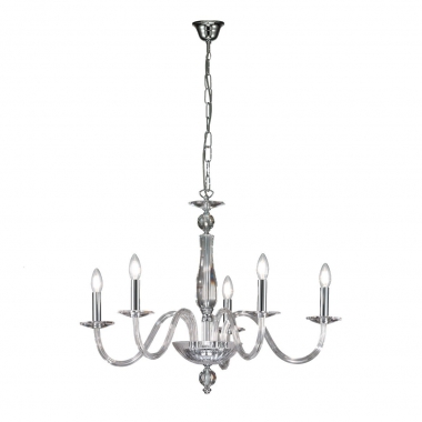 LAMPADARIO IN CRISTALLO 5 LUCI - ROSSINI ILLUMINAZIONE AMA002 product photo Photo 01 3XL