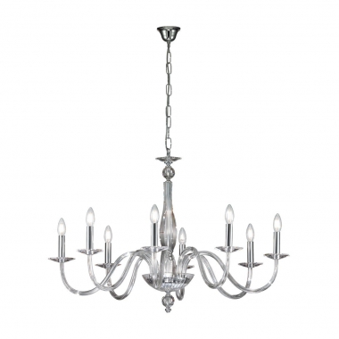 LAMPADARIO IN CRISTALLO 8 LUCI - ROSSINI ILLUMINAZIONE AMA004 product photo Photo 01 3XL