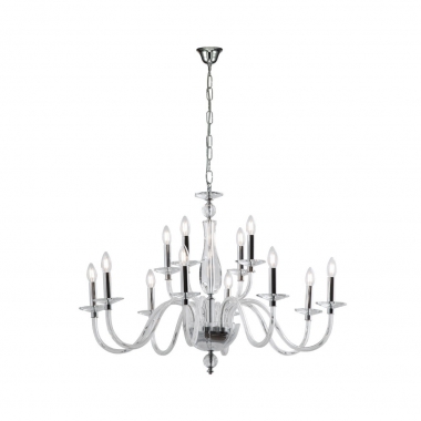 SOSPENSIONE CRISTALLO E24 8+4 40W - ROSSINI ILLUMINAZIONE AMA008 product photo Photo 01 3XL