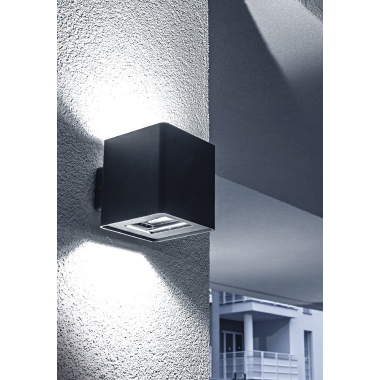 LAMPADA DA PARETE A LED 3000K - ROSSINI ILLUMINAZIONE A/20084/GR/C product photo Photo 02 3XL