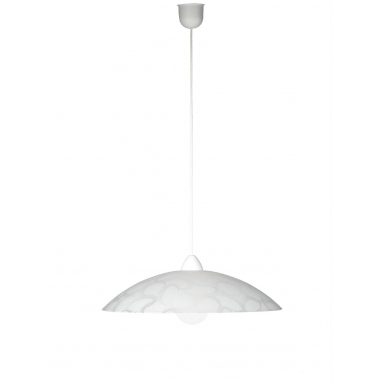 SOSPENSIONE VETRO DECORO FILI ARG. - ROSSINI ILLUMINAZIONE BAL001 product photo Photo 01 3XL